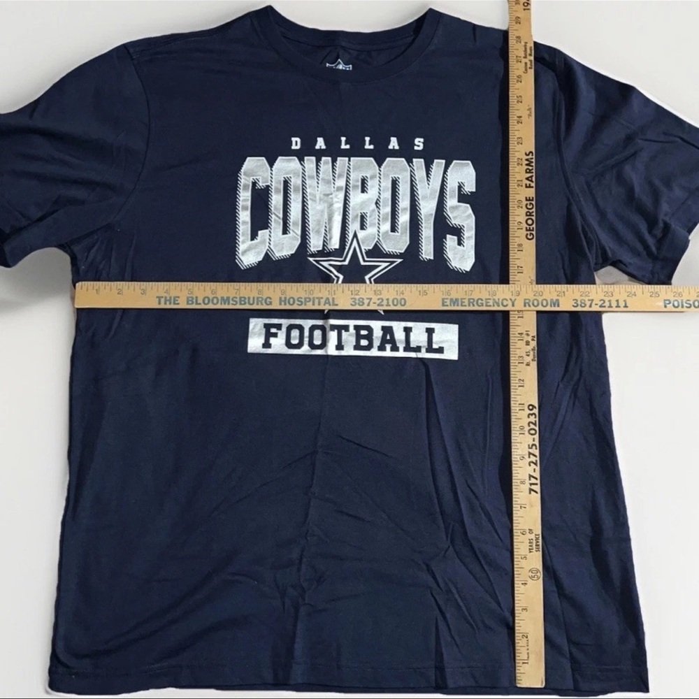 Dallas Cowboys Football T-Shirt Mens Size XL Blue NFL Tee - Picture 3 of 5